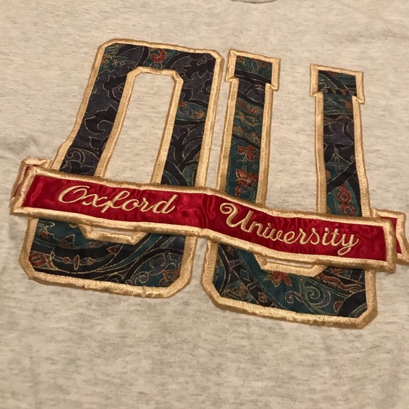 Vtg Oxford University T shirt Screen Stars sstitch - Picture 3 of 7
